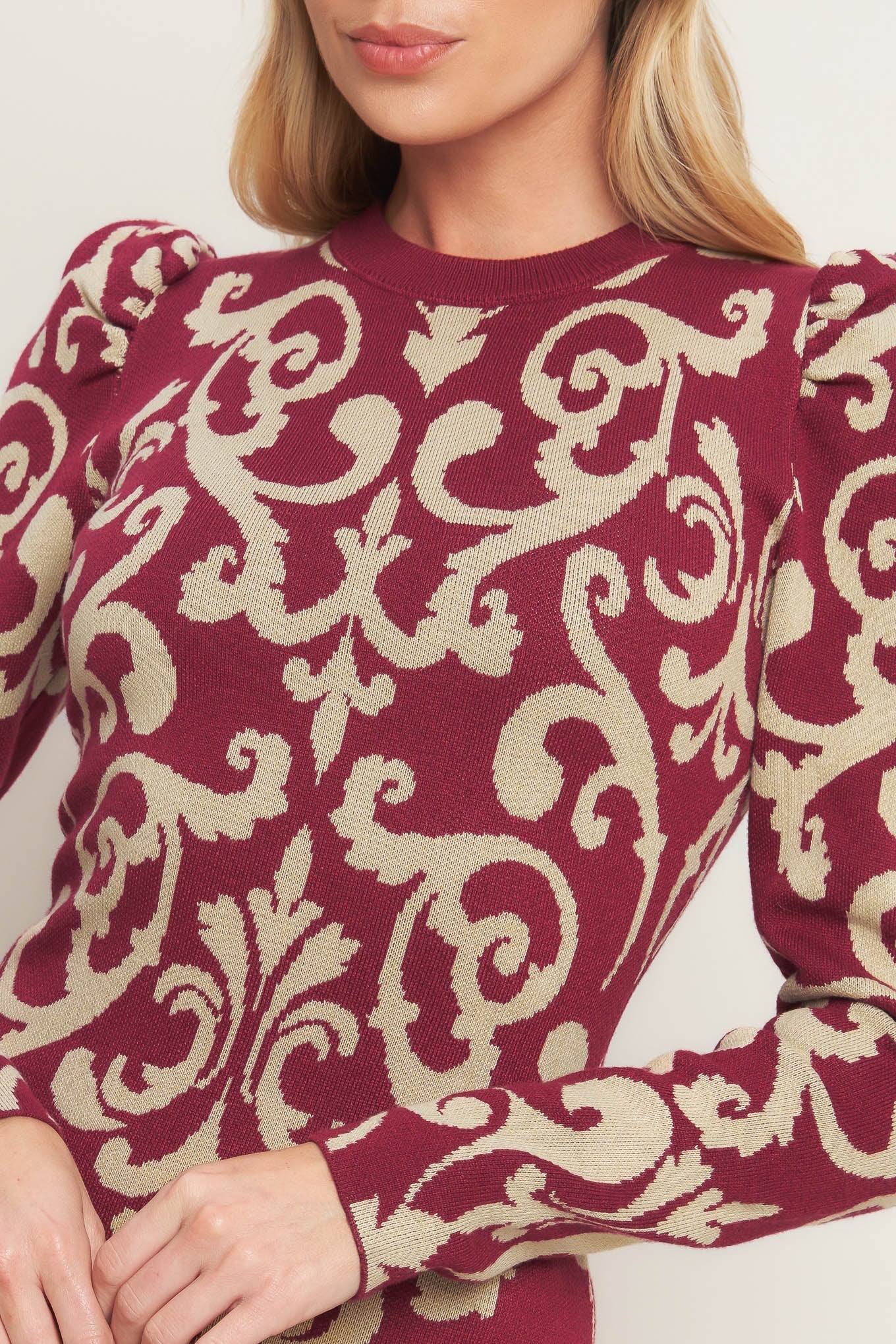 BASK IN LOVE SWEATER MINI DRESS Flying Tomato